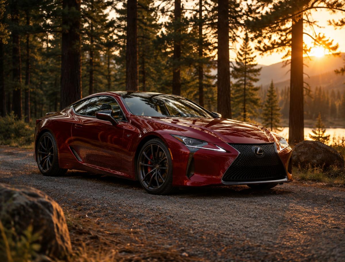 Crimson luxury coupe available with flexible financing